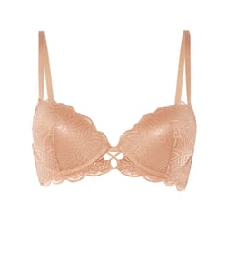 Lace push-up bra;