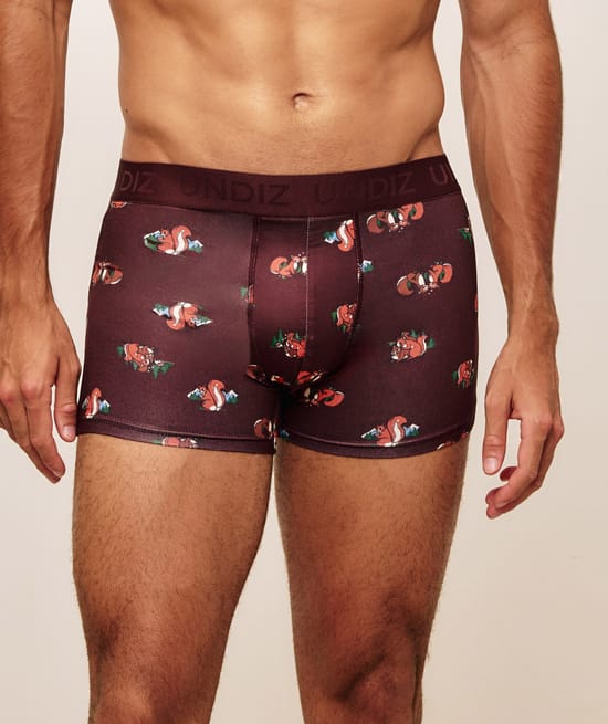 Boxer en microfibre &eacute;cureuil;