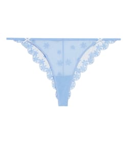 Thong with embroidery;