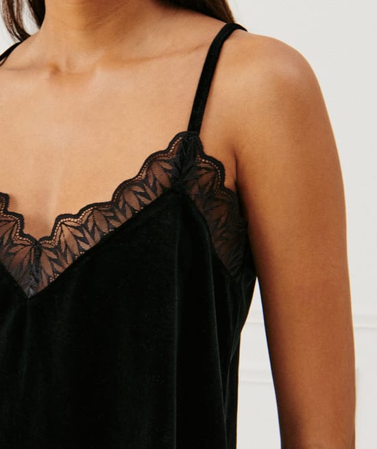 Velvet top ;