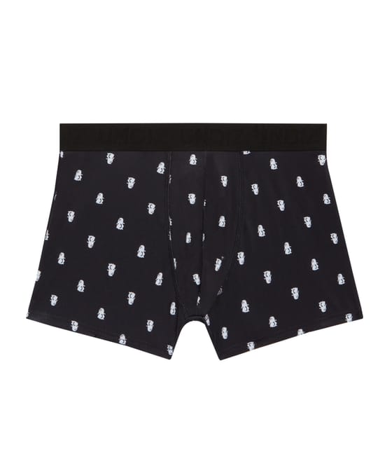 Patterned microfibre boxer shorts;