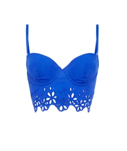 Sujetador push-up con bordados;