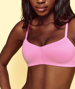 Padded bralette in microfibre - SOFTIZ;