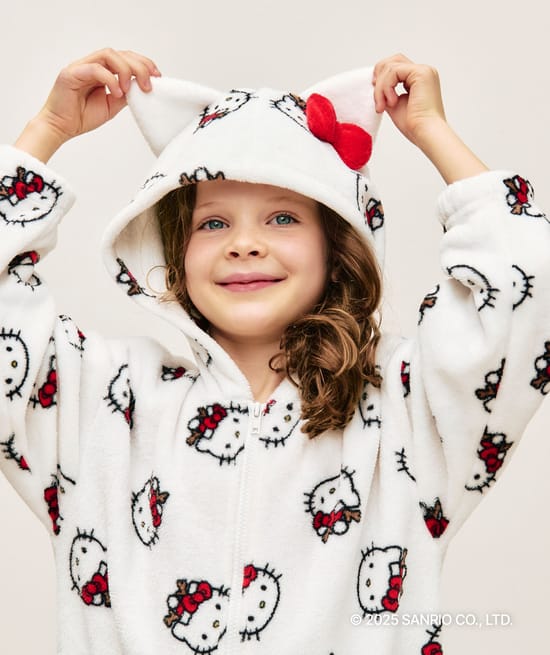 Combinaison sherpa Hello Kitty enfant;