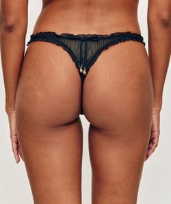 Ensemble string et masque de nuit en satin;