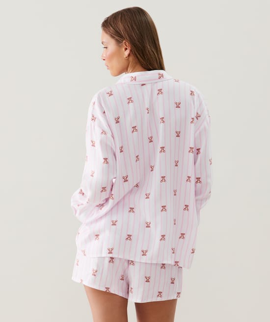 Short en flanelle;