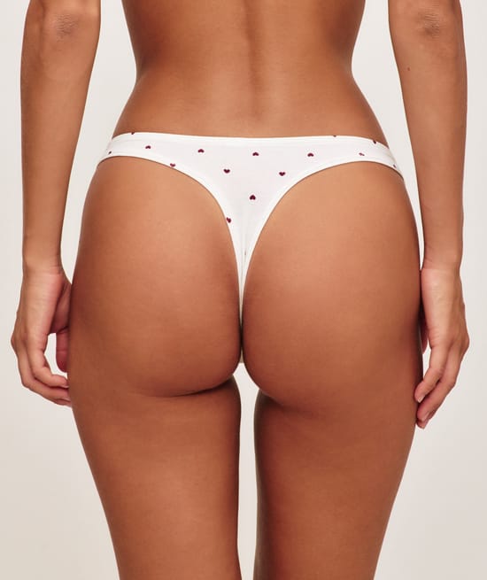 Set of 3 cotton patterned strings;