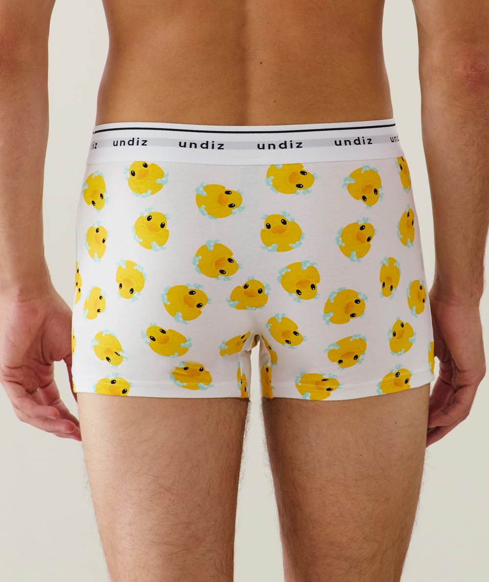 Duck print boxer shorts;