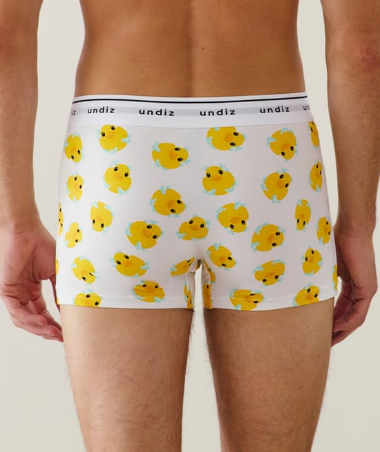 Duck print boxer shorts;