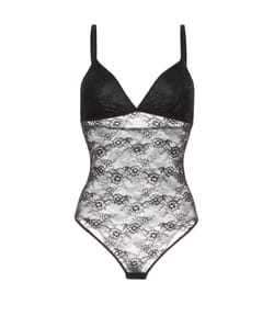 Lace triangle Bodysuit;