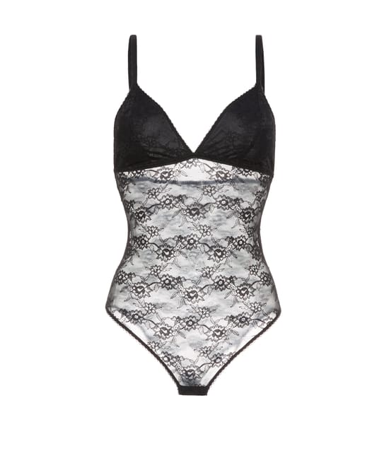 Body triangle en dentelle;