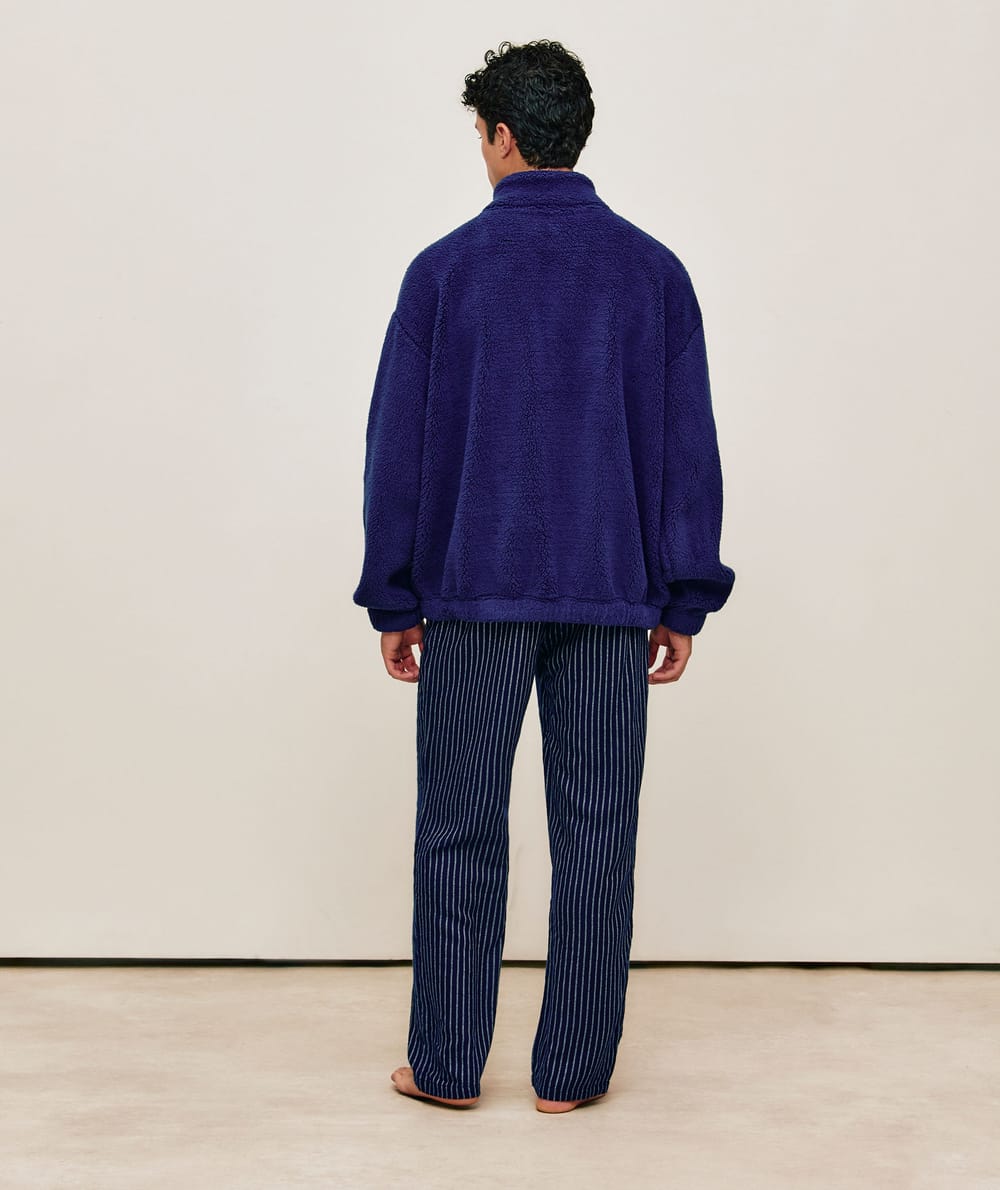 Sherpa fleece jacket;