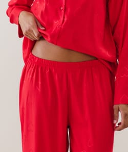 Pantalon en jersey à motifs;
