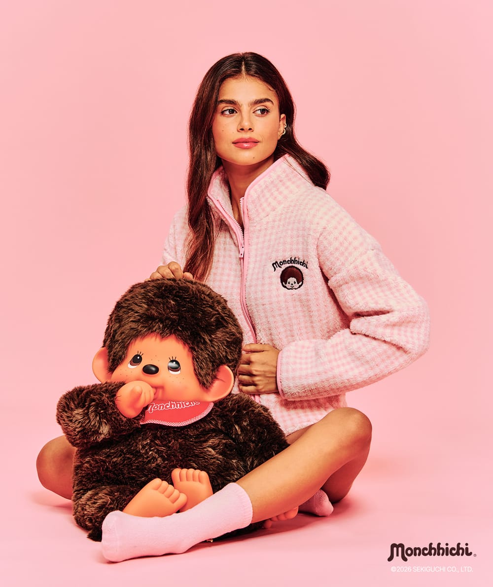Veste zipp&eacute;e en sherpa polaire Monchhichi;