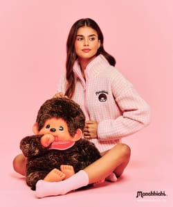 Veste zipp&eacute;e en sherpa polaire Monchhichi;