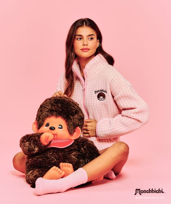 Veste zipp&eacute;e en sherpa polaire Monchhichi;