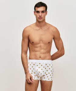 Banana-pattern boxer shorts;