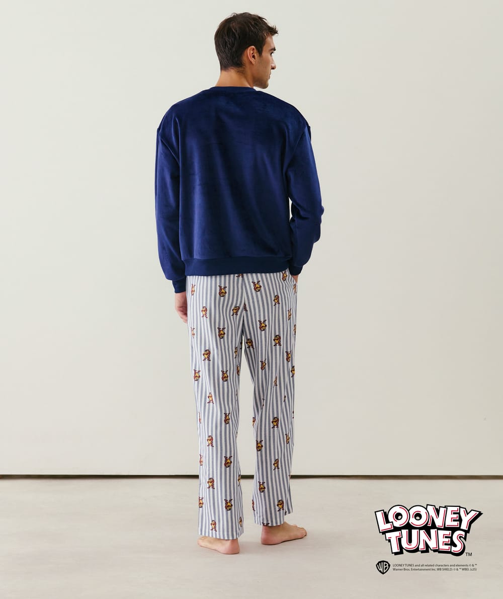 Sweatshirt velours Taz;