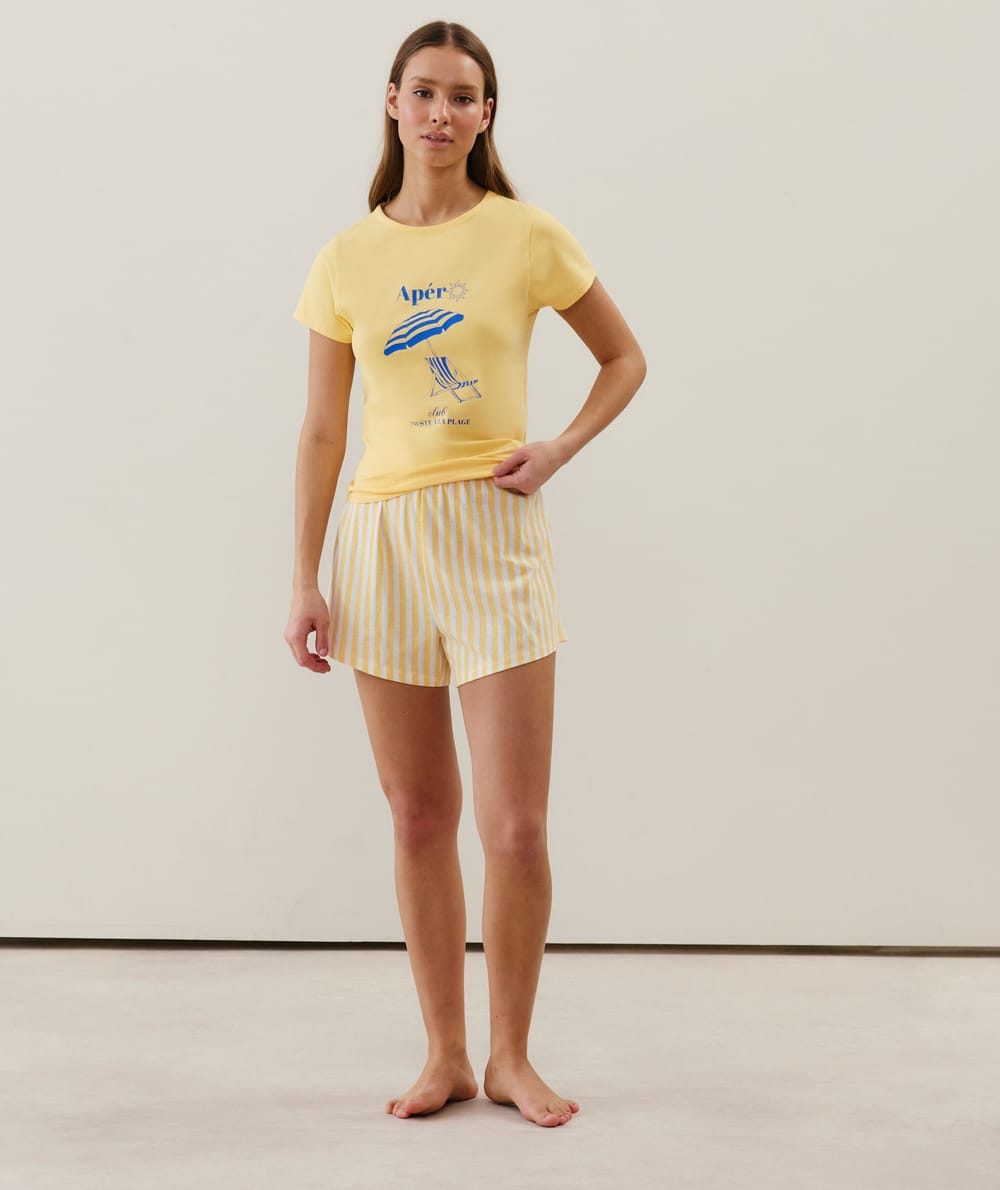 Pyjama set in jersey;