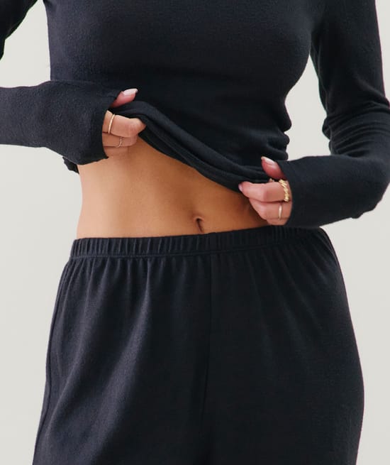 Thermocosy knit trousers;