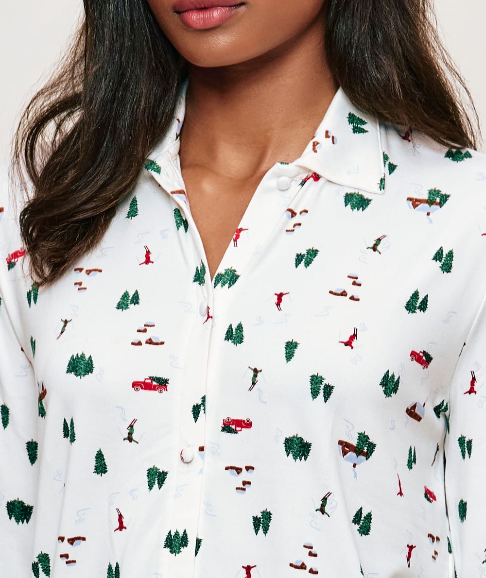 Ensemble de pyjama jersey à motifs;