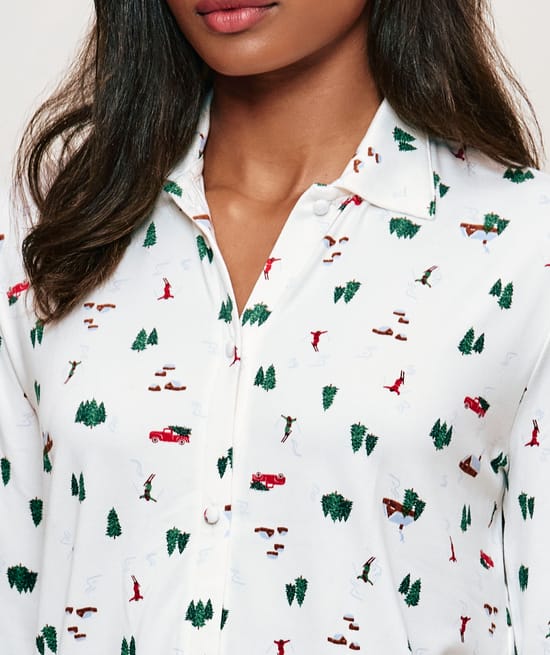 Ensemble de pyjama jersey à motifs;