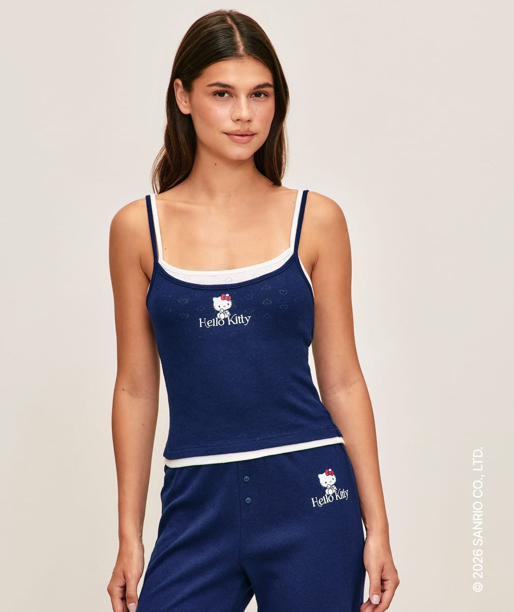 Hello Kitty jersey tank top;