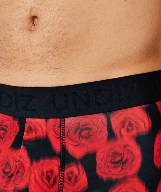Microfibre patterned boxer shorts;