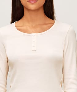 Top long sleeves in ribbed jersey;