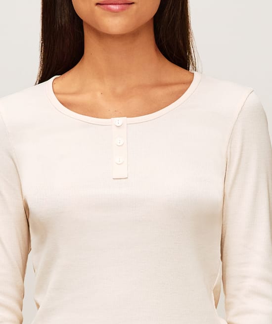 Top long sleeves in ribbed jersey;