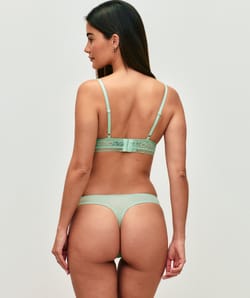 Lace thong;