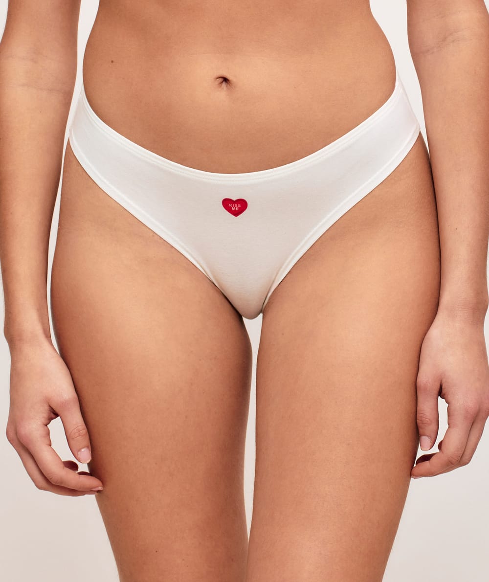 Pack of 3 patterned cotton knickers;