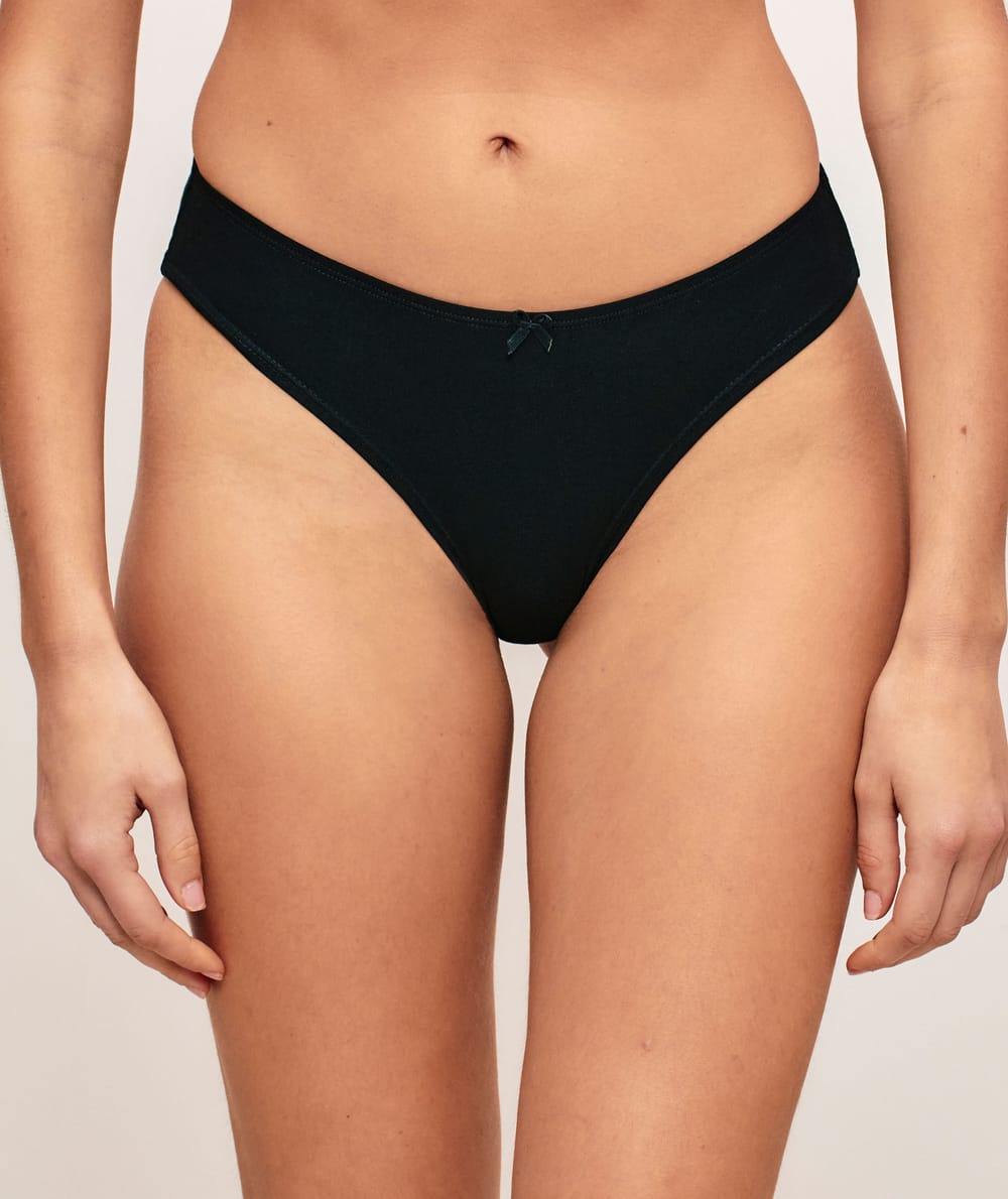 Pack of 3 patterned cotton knickers;