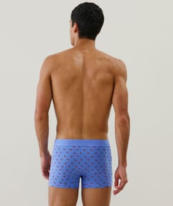 Boxer à motifs en coton;