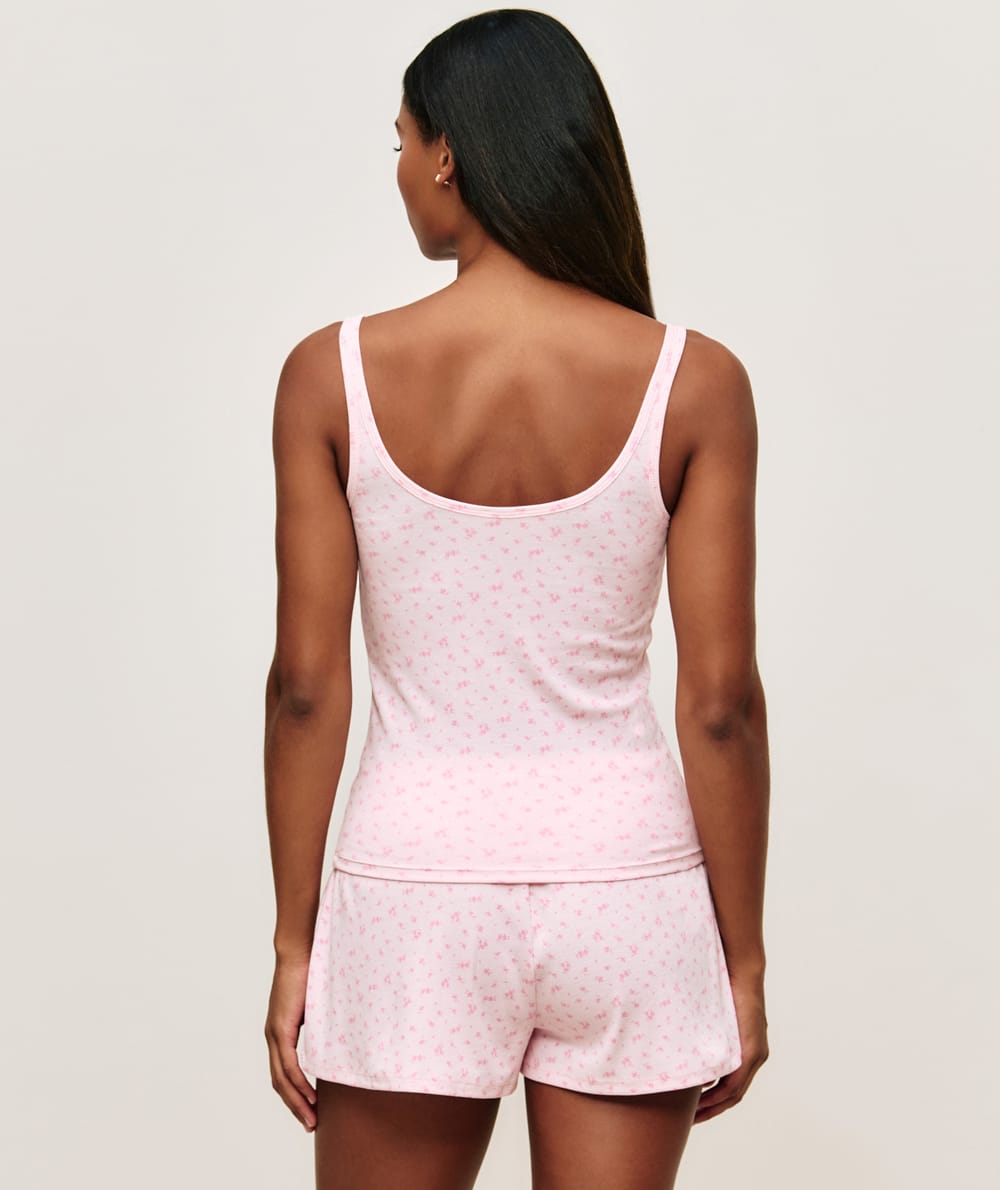 Ribbed jersey shorts;