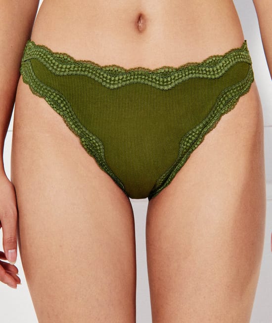 Culotte menstruelle en coton;