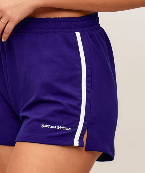 Cotton sports shorts 'Sport and Wellness';