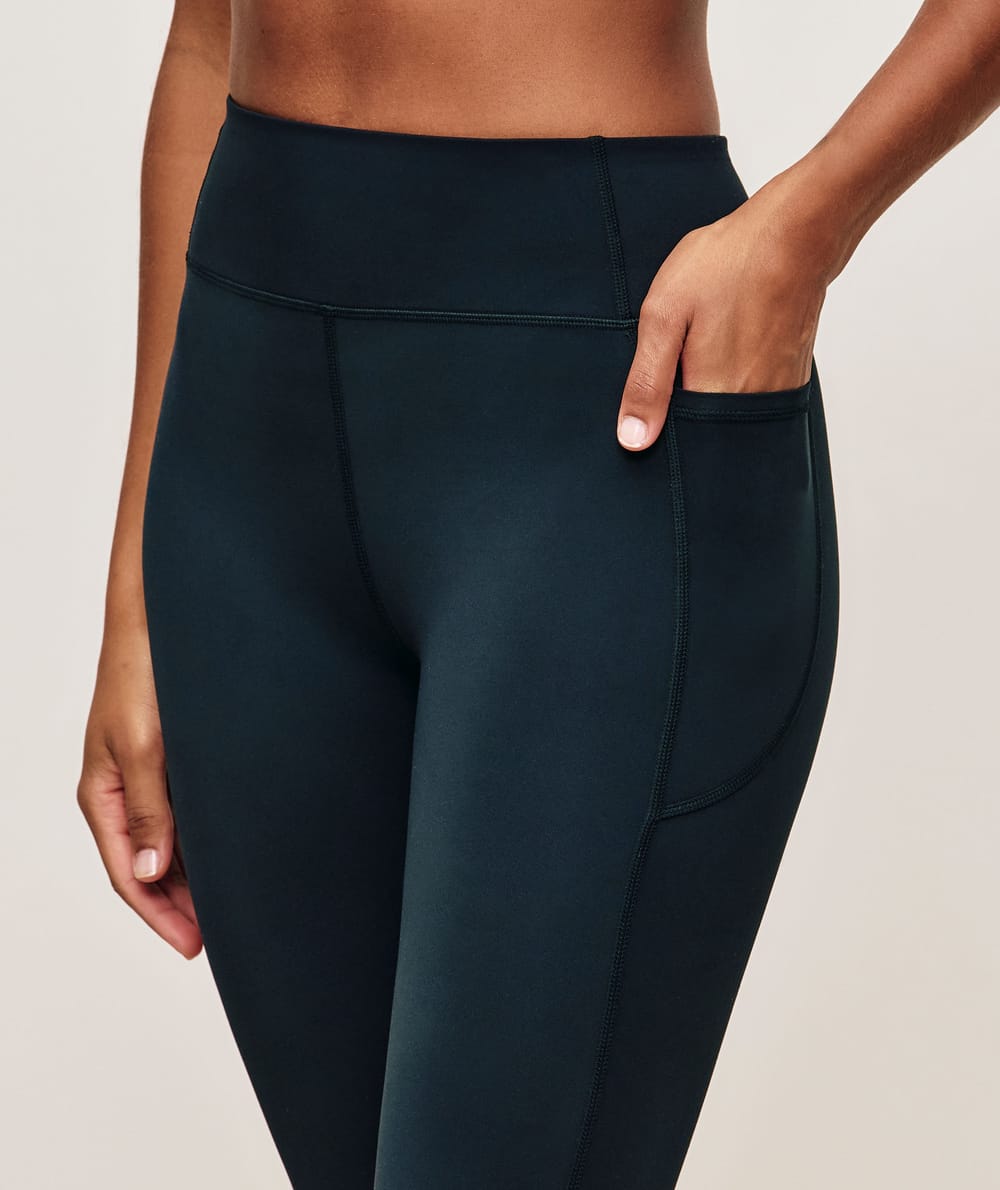 Microfibre sports legging;