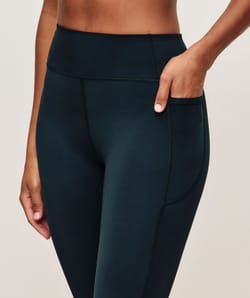 Microfibre sports legging;