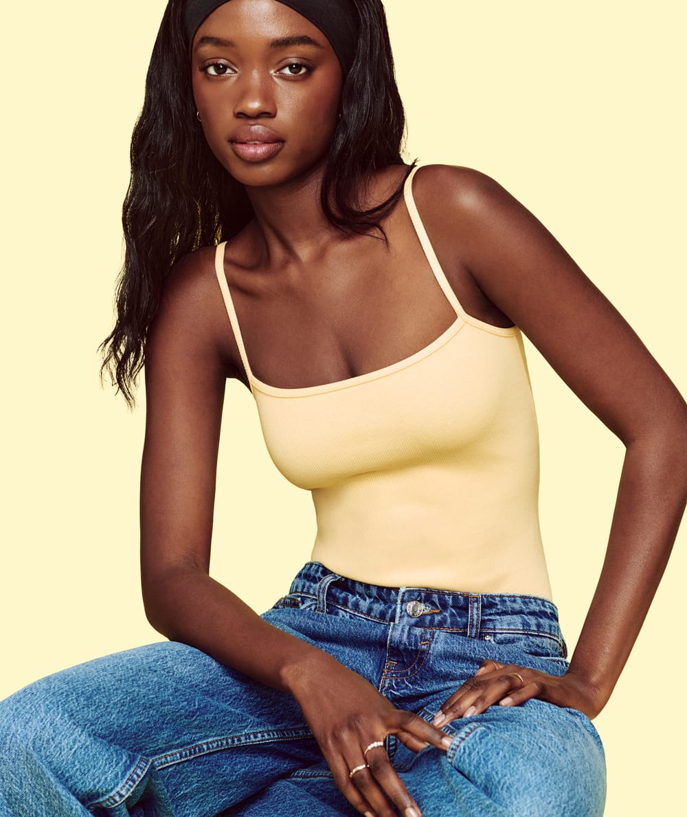 Ribbed jersey Bodysuit;