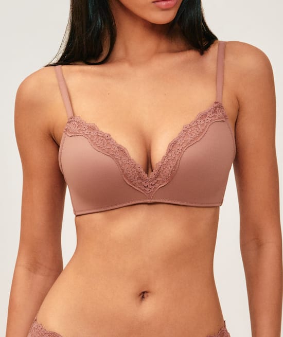 Microfiber push-up bra;