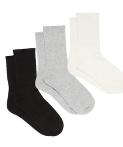 Lot de 3 paires de chaussettes en coton;
