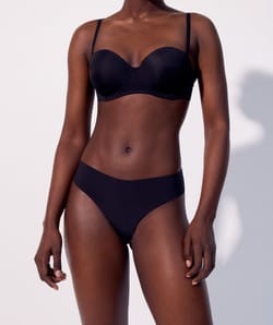 Microfiber bandeau bra;