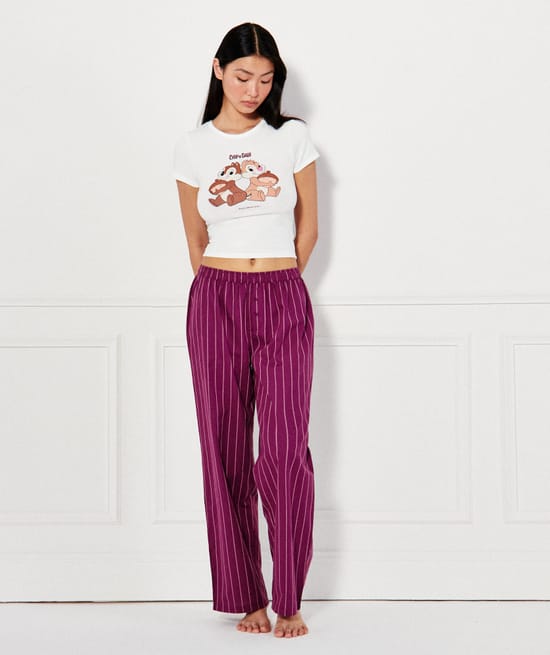 Pantalon en coton;