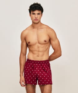 I Love You printed jersey boxer shorts;