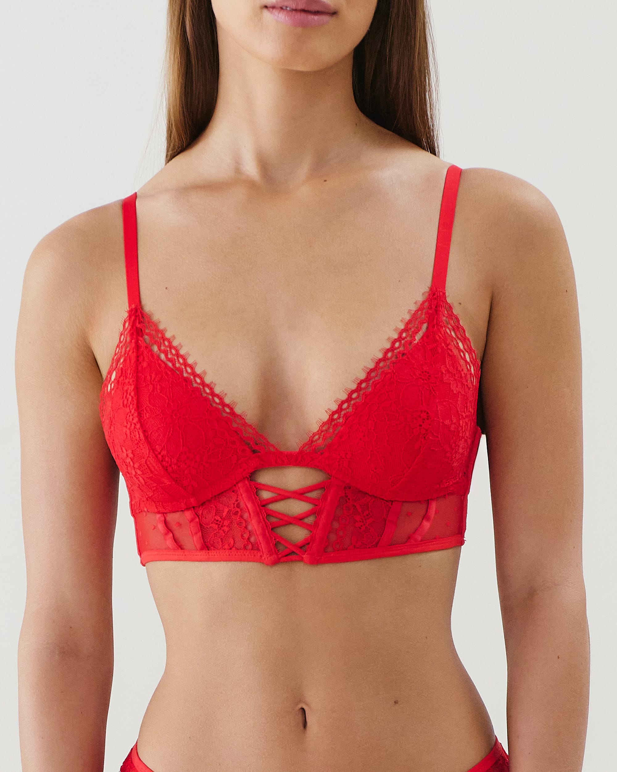 Wool triangle Bra – draw