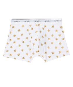 Banana motif cotton boxer shorts;