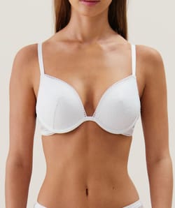 Sujetador push-up de encaje;