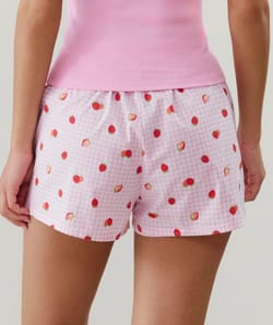 Short en coton motif vichy;