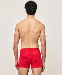 Boxer en coton motifs c&oelig;urs;